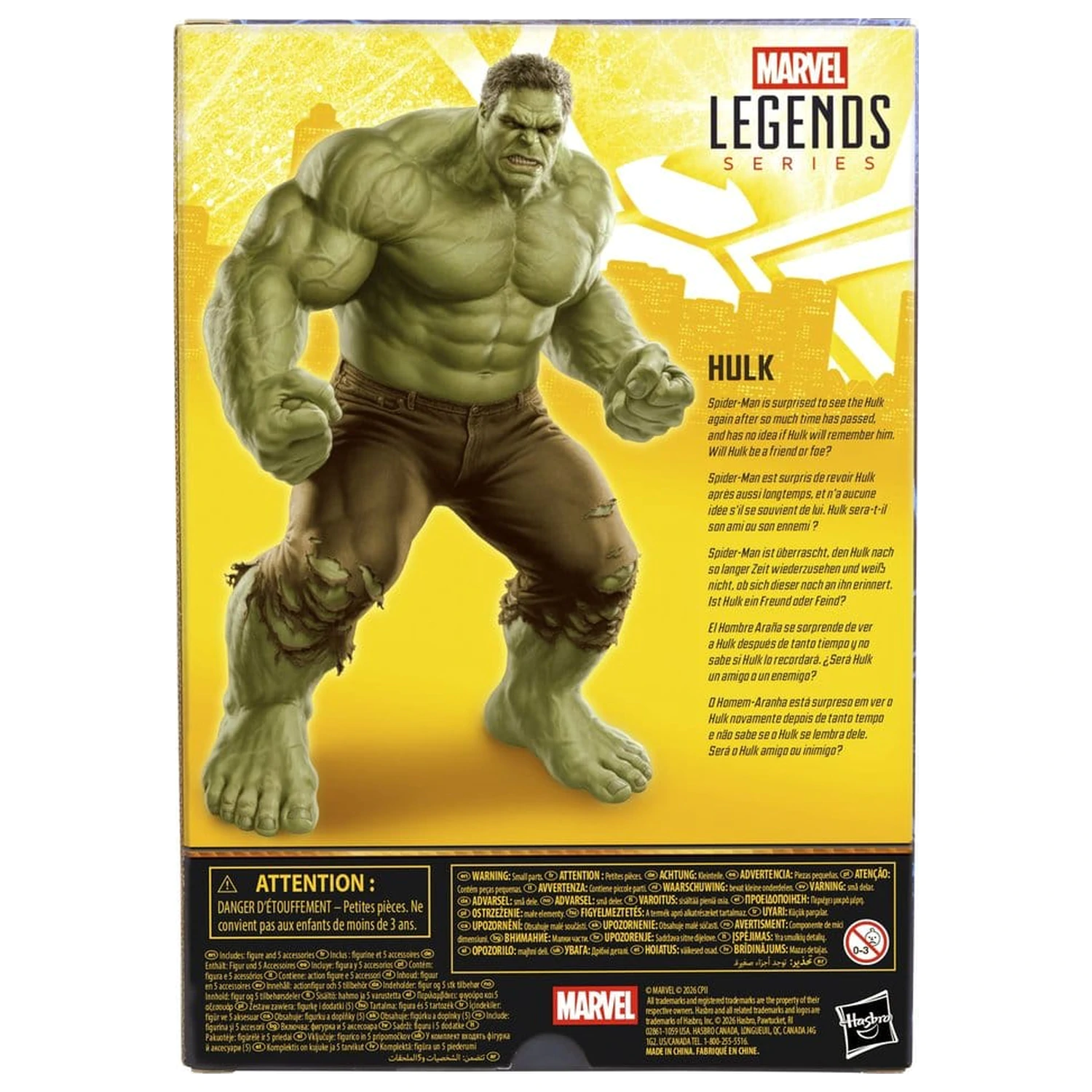 Spider-Man: Brand New Day Marvel Legends akciófigura Hulk 20 cm termékfotó