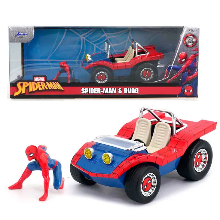 Spider-Man Buggy jármű és figura 1:24 termékfotó