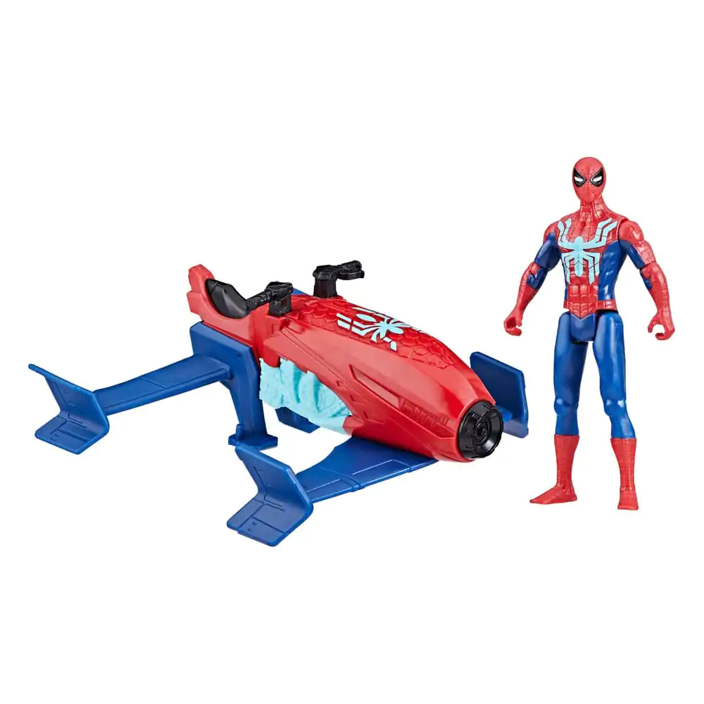 Spider-Man Epic Hero Series Web Splashers Spider-Man Hydro Jet Blast akciófigura 10 cm termékfotó