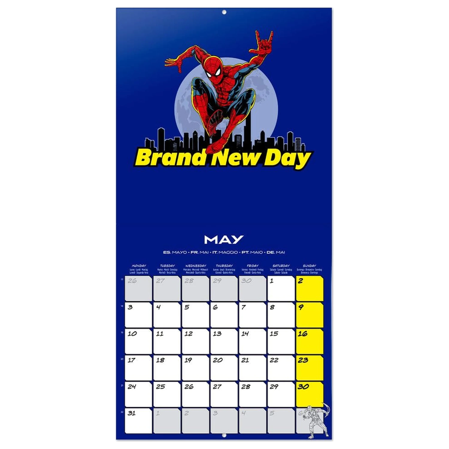 Spider-Man fali naptár 2027 30 x 30 cm termékfotó