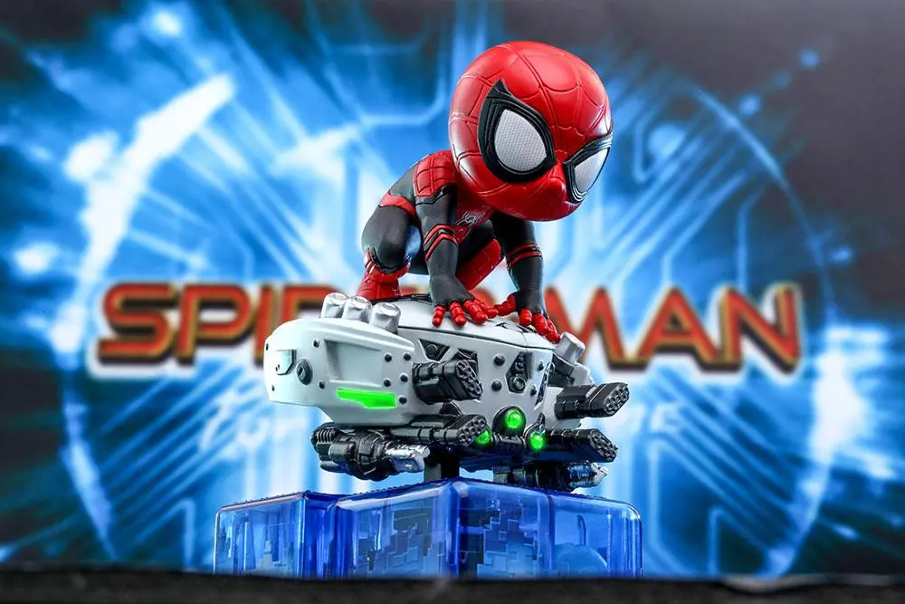 Spider-Man: Far From Home CosRider  Up Spider-Man Mini  világító figura hanggal 13 cm termékfotó