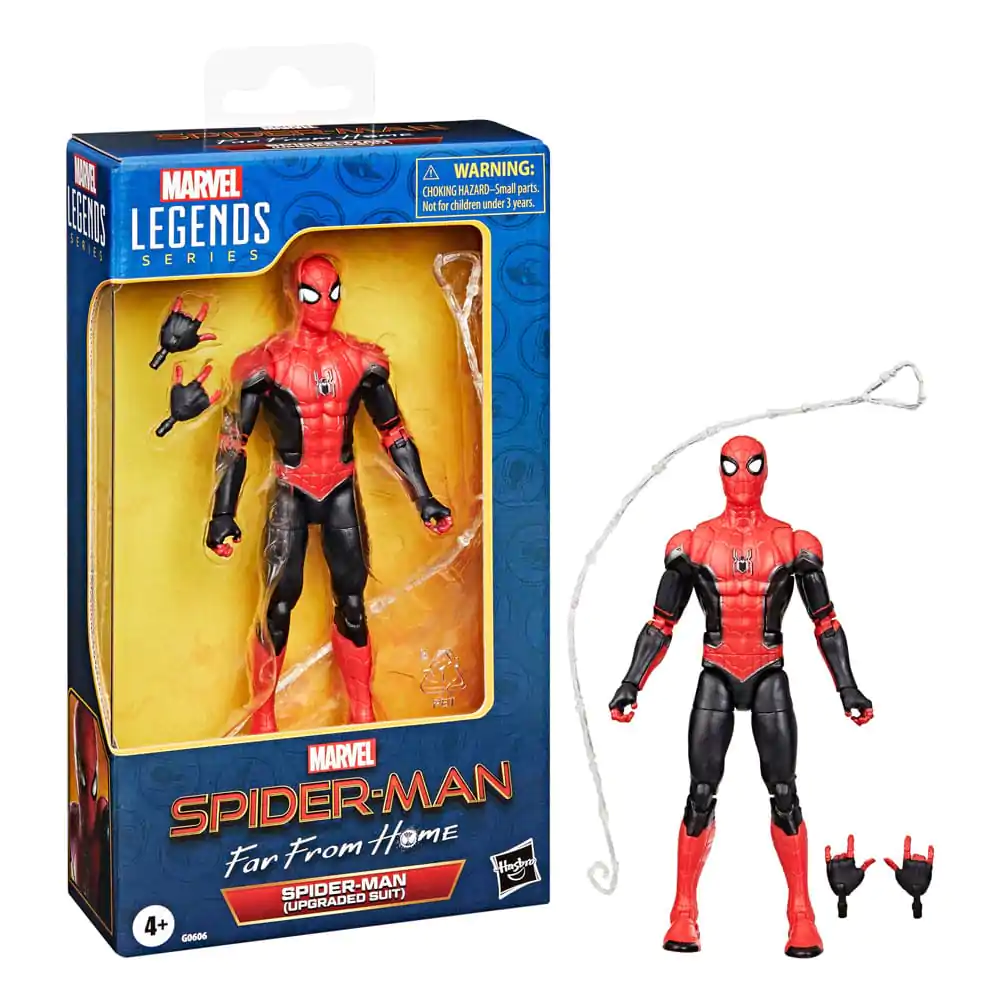 Spider-Man: Far From Home Marvel Legends Spider-Man (Upgraded Suit) akciófigura 15 cm termékfotó