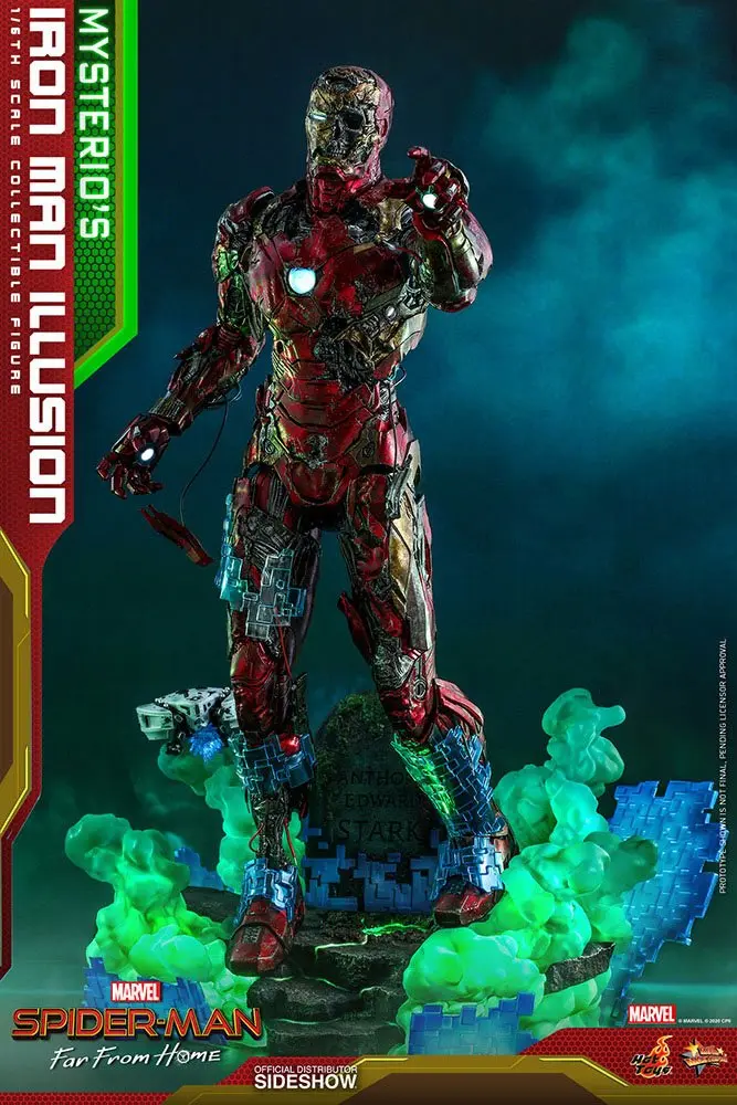 Spider-Man: Far From Home MMS PVC 1/6 Mysterio's Iron Man Illusion akciófigura 32 cm termékfotó