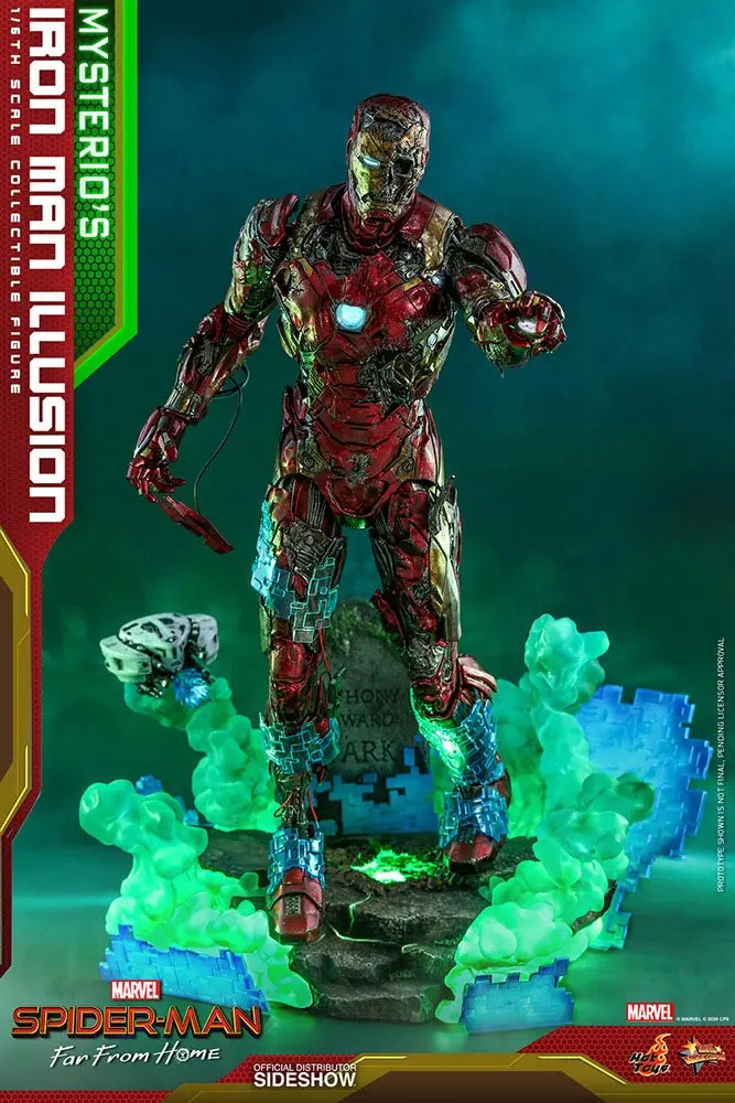 Spider-Man: Far From Home MMS PVC 1/6 Mysterio's Iron Man Illusion akciófigura 32 cm termékfotó
