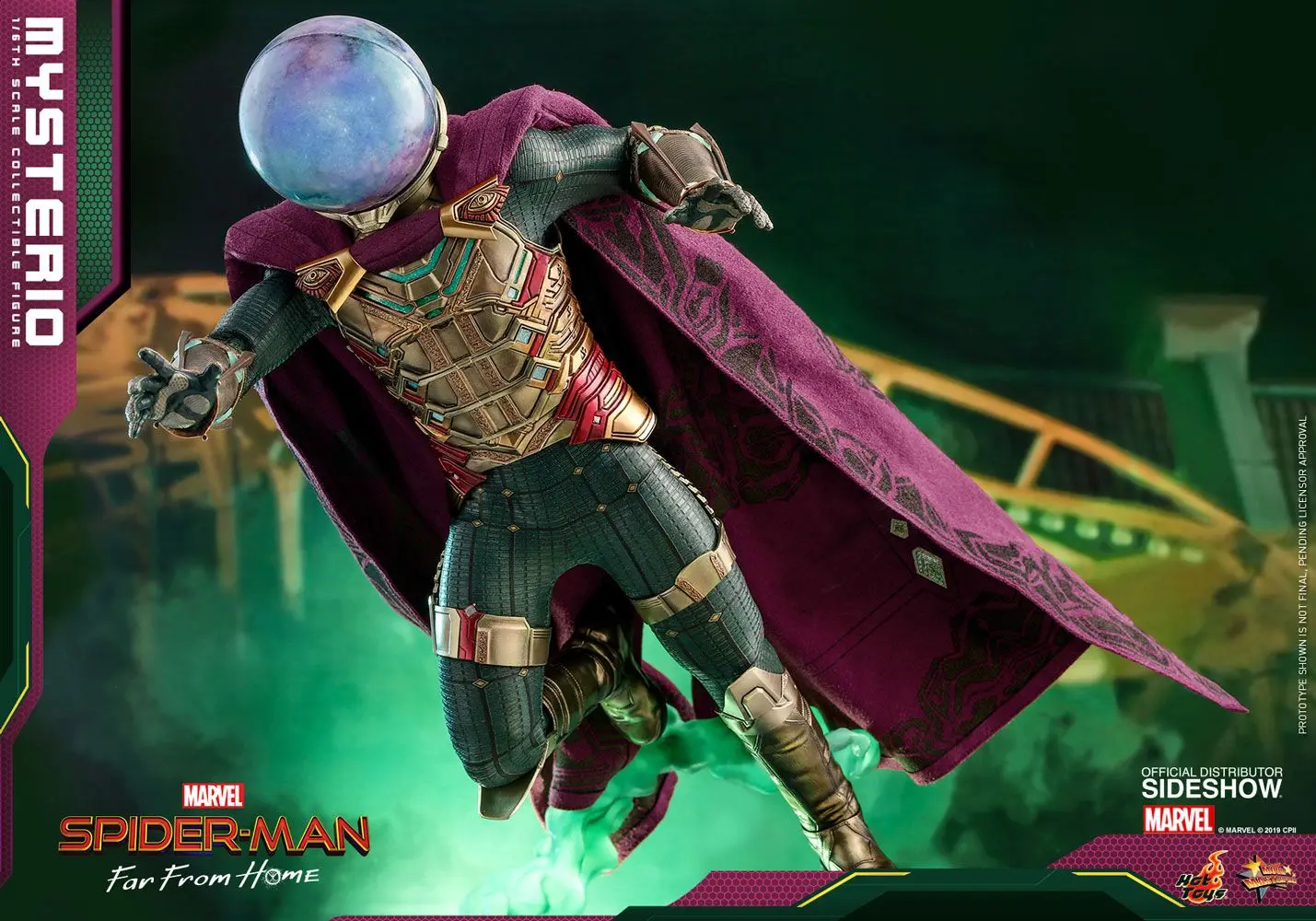 Spider-Man: Far From Home Movie Masterpiece 1/6 Mysterio akciófigura 30 cm termékfotó