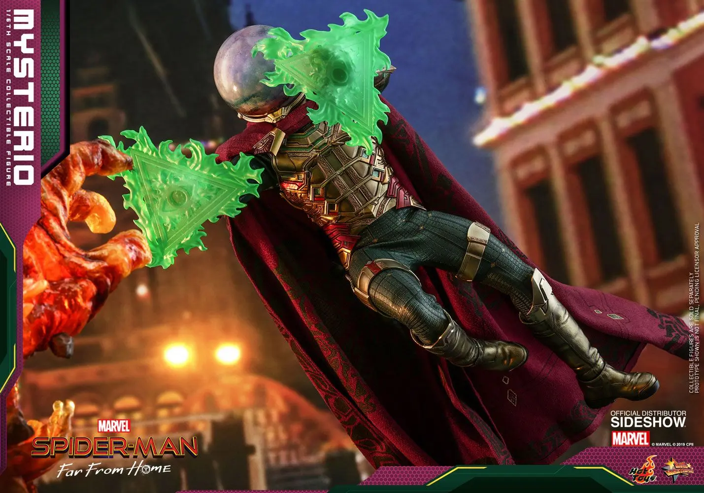 Spider-Man: Far From Home Movie Masterpiece 1/6 Mysterio akciófigura 30 cm termékfotó