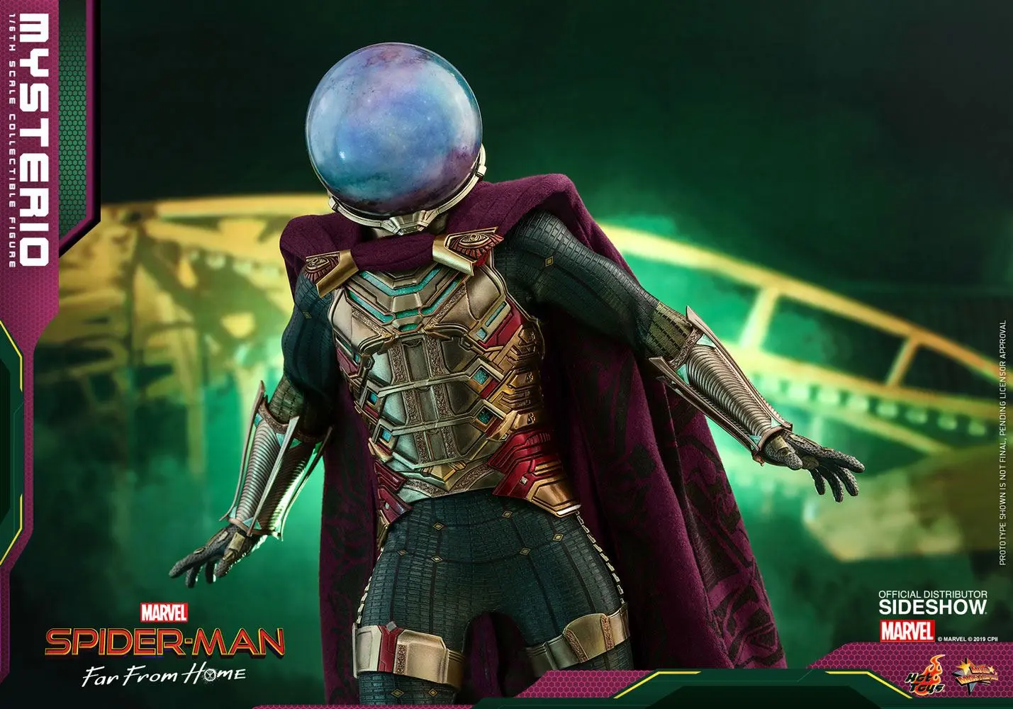 Spider-Man: Far From Home Movie Masterpiece 1/6 Mysterio akciófigura 30 cm termékfotó