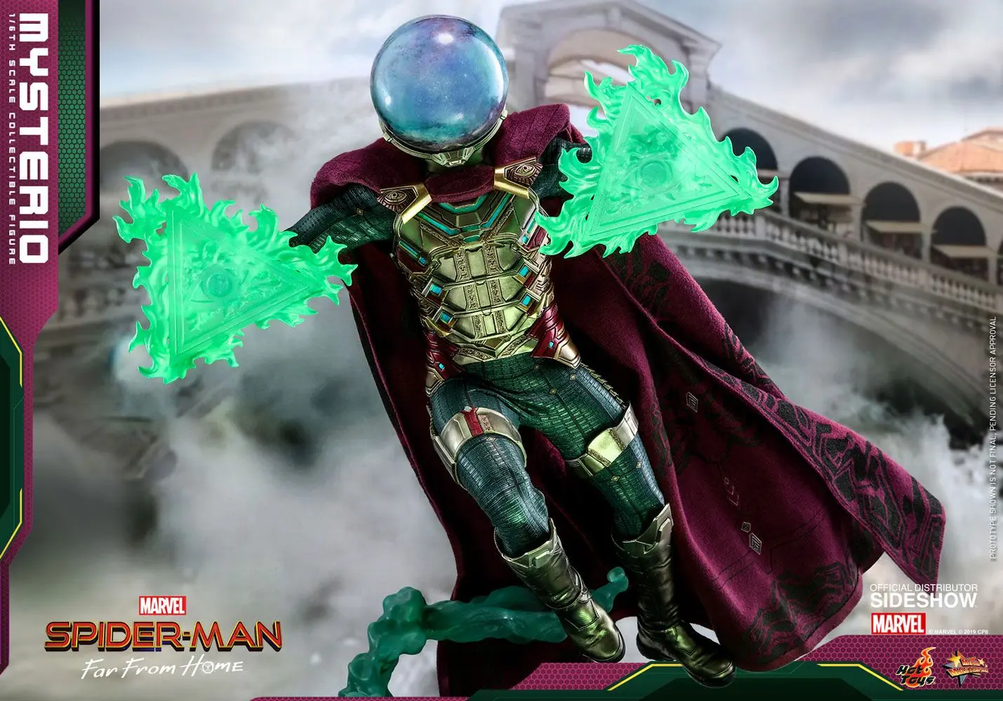 Spider-Man: Far From Home Movie Masterpiece 1/6 Mysterio akciófigura 30 cm termékfotó