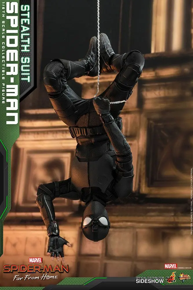Spider-Man: Far From Home Movie Masterpiece 1/6 Spider-Man (Stealth Suit) akciófigura 29 cm termékfotó
