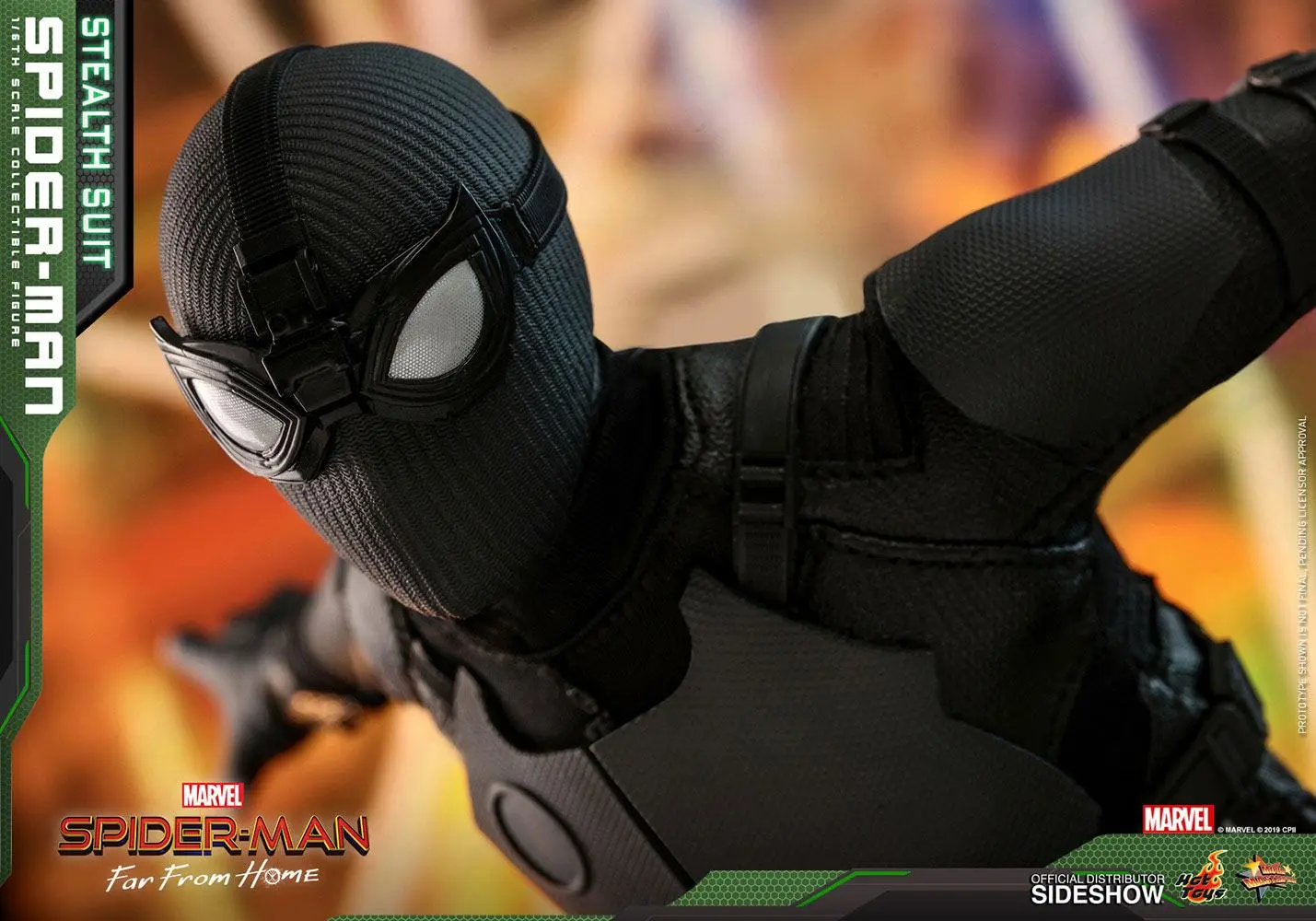 Spider-Man: Far From Home Movie Masterpiece 1/6 Spider-Man (Stealth Suit) akciófigura 29 cm termékfotó