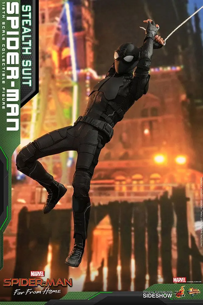 Spider-Man: Far From Home Movie Masterpiece 1/6 Spider-Man (Stealth Suit) akciófigura 29 cm termékfotó