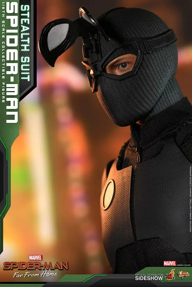 Spider-Man: Far From Home Movie Masterpiece 1/6 Spider-Man (Stealth Suit) akciófigura 29 cm termékfotó