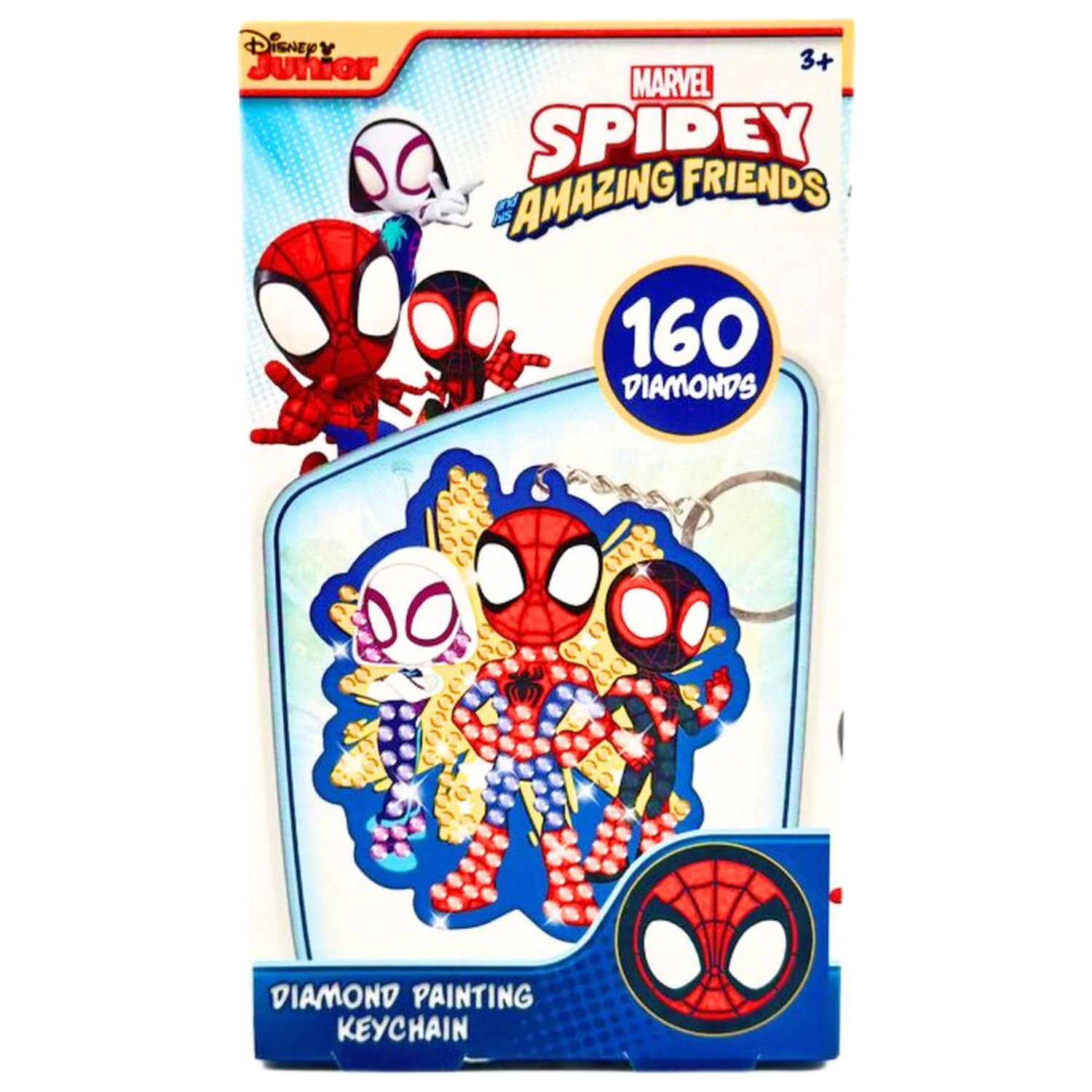 Marvel Spiderman gyémánt kulcstartó készítő készlet termékfotó