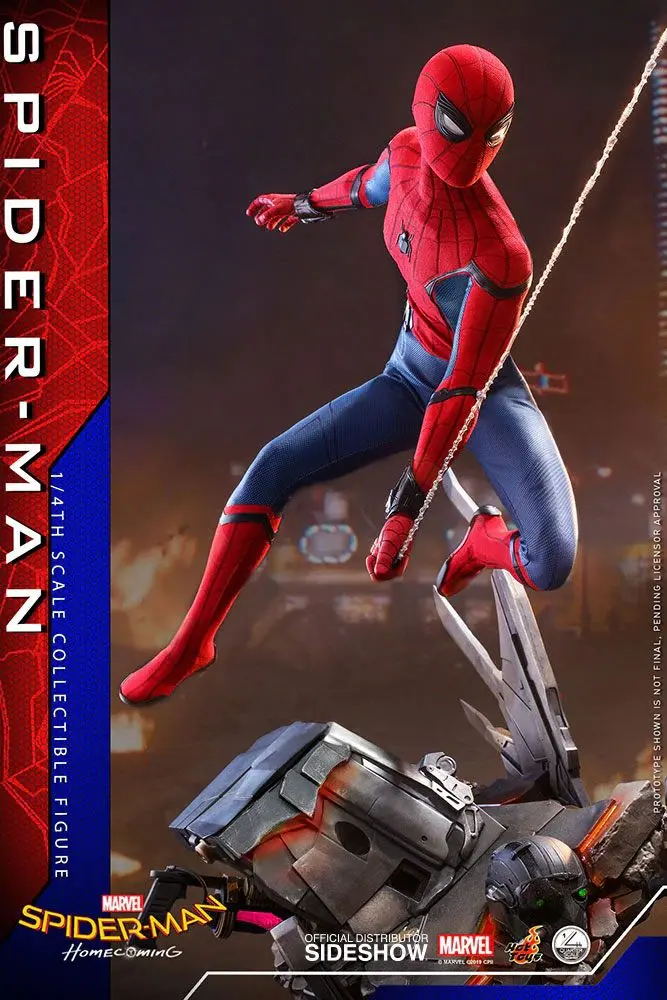 Spider-Man: Homecoming Quarter Sclae Series 1/4 Spider-Man akciófigura 44 cm termékfotó
