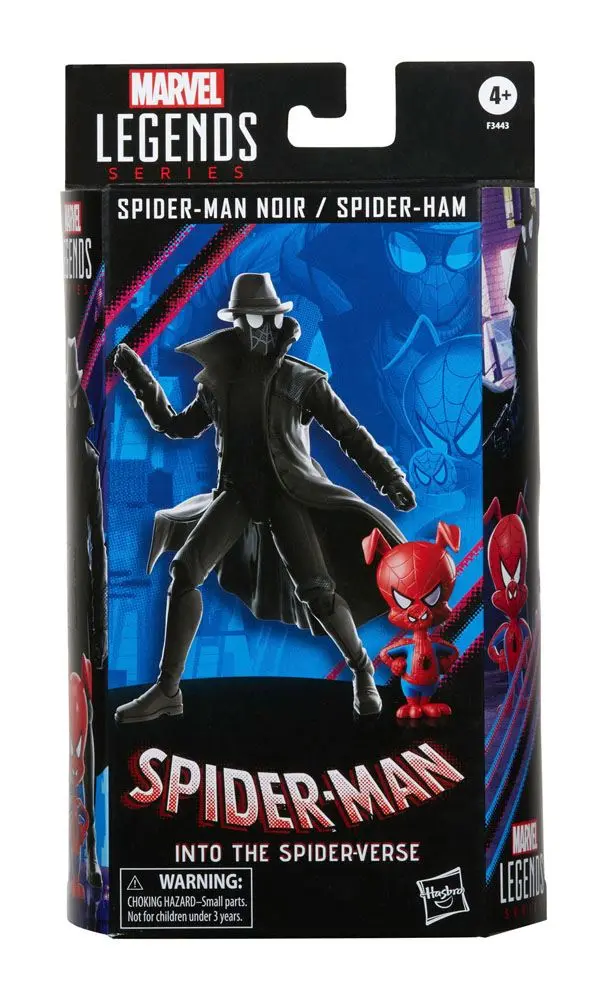 Spider-Man: Into the Spider-Verse Marvel Legends 2022 Spider-Man Noir &amp; Spider-Ham akciófigura csomag 15 cm termékfotó
