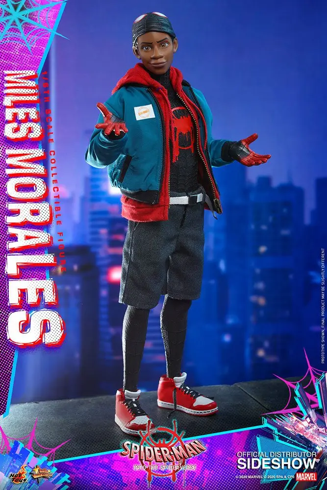 Spider-Man: Into the Spider-Verse Movie Masterpiece 1/6 Miles Morales akciófigura 29 cm termékfotó