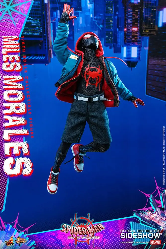 Spider-Man: Into the Spider-Verse Movie Masterpiece 1/6 Miles Morales akciófigura 29 cm termékfotó