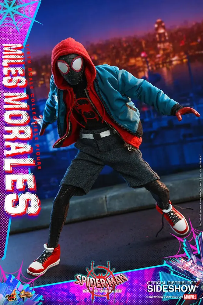 Spider-Man: Into the Spider-Verse Movie Masterpiece 1/6 Miles Morales akciófigura 29 cm termékfotó