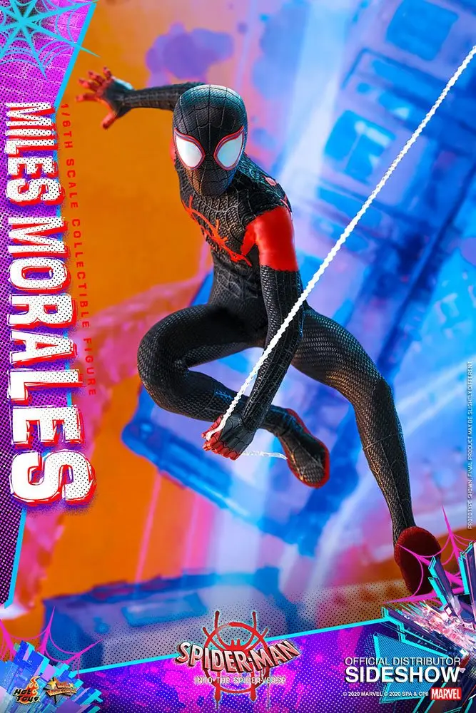 Spider-Man: Into the Spider-Verse Movie Masterpiece 1/6 Miles Morales akciófigura 29 cm termékfotó