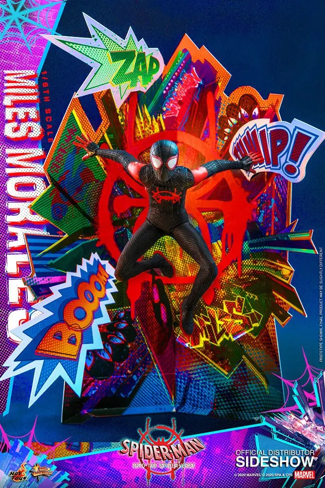 Spider-Man: Into the Spider-Verse Movie Masterpiece 1/6 Miles Morales akciófigura 29 cm termékfotó