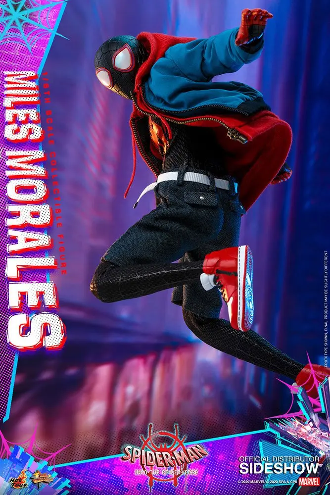 Spider-Man: Into the Spider-Verse Movie Masterpiece 1/6 Miles Morales akciófigura 29 cm termékfotó