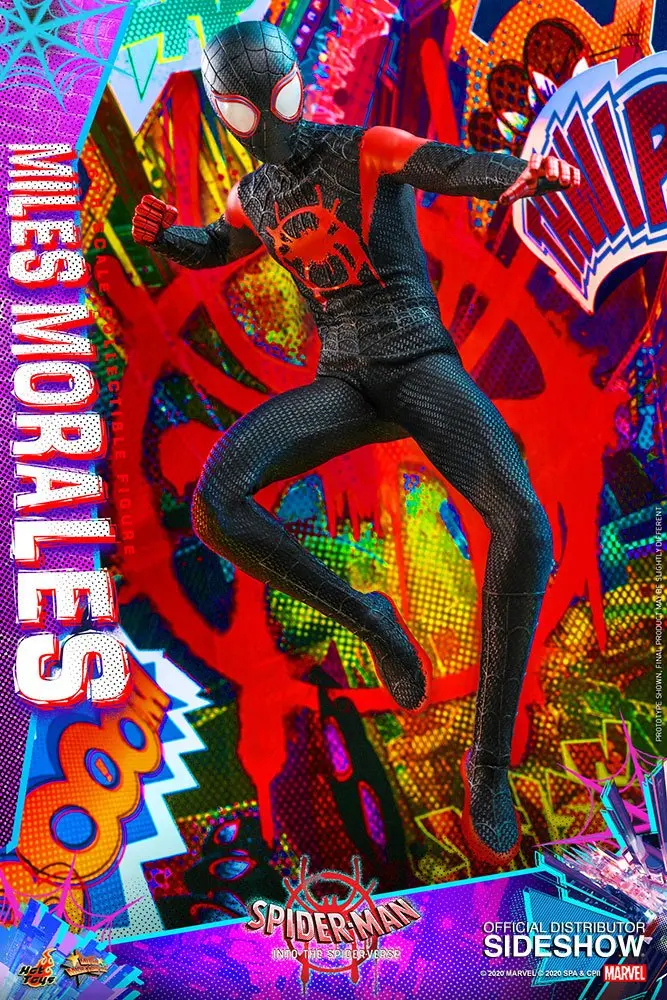 Spider-Man: Into the Spider-Verse Movie Masterpiece 1/6 Miles Morales akciófigura 29 cm termékfotó