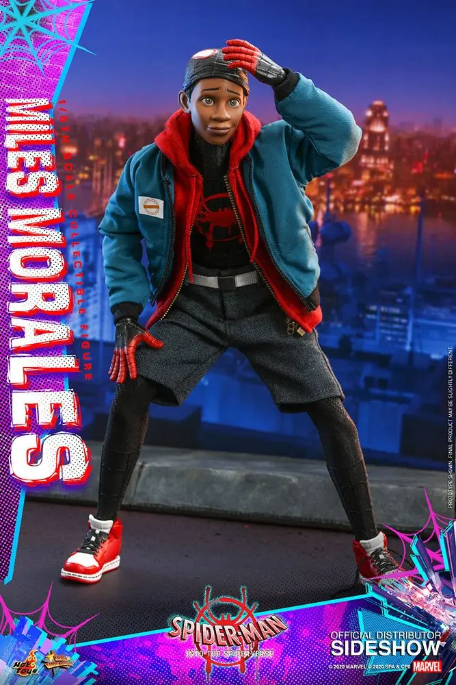 Spider-Man: Into the Spider-Verse Movie Masterpiece 1/6 Miles Morales akciófigura 29 cm termékfotó