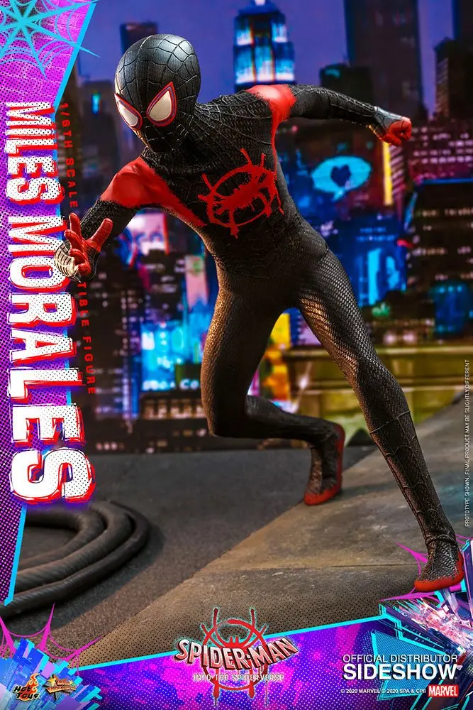Spider-Man: Into the Spider-Verse Movie Masterpiece 1/6 Miles Morales akciófigura 29 cm termékfotó
