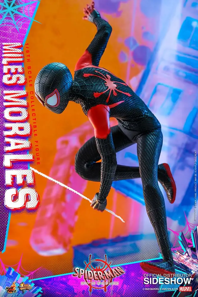 Spider-Man: Into the Spider-Verse Movie Masterpiece 1/6 Miles Morales akciófigura 29 cm termékfotó