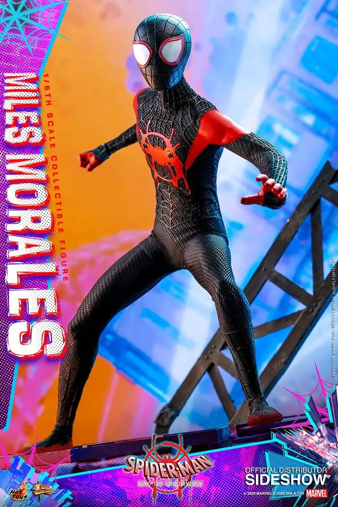 Spider-Man: Into the Spider-Verse Movie Masterpiece 1/6 Miles Morales akciófigura 29 cm termékfotó