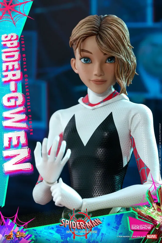 Spider-Man: Into the Spider-Verse Movie Masterpiece 1/6 Spider-Gwen akciófigura 27 cm termékfotó