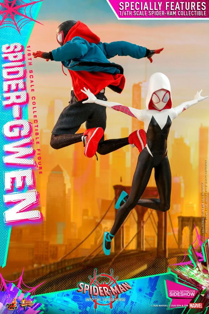 Spider-Man: Into the Spider-Verse Movie Masterpiece 1/6 Spider-Gwen akciófigura 27 cm termékfotó