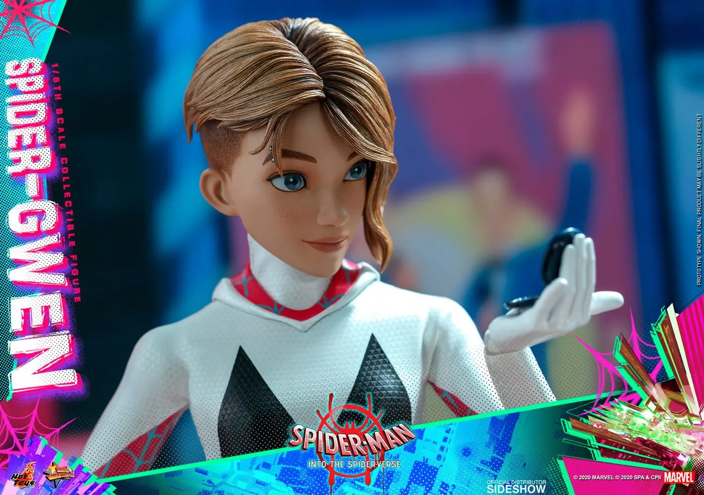 Spider-Man: Into the Spider-Verse Movie Masterpiece 1/6 Spider-Gwen akciófigura 27 cm termékfotó