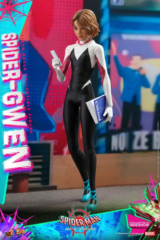 Spider-Man: Into the Spider-Verse Movie Masterpiece 1/6 Spider-Gwen akciófigura 27 cm termékfotó