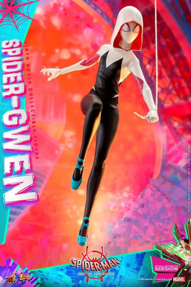 Spider-Man: Into the Spider-Verse Movie Masterpiece 1/6 Spider-Gwen akciófigura 27 cm termékfotó