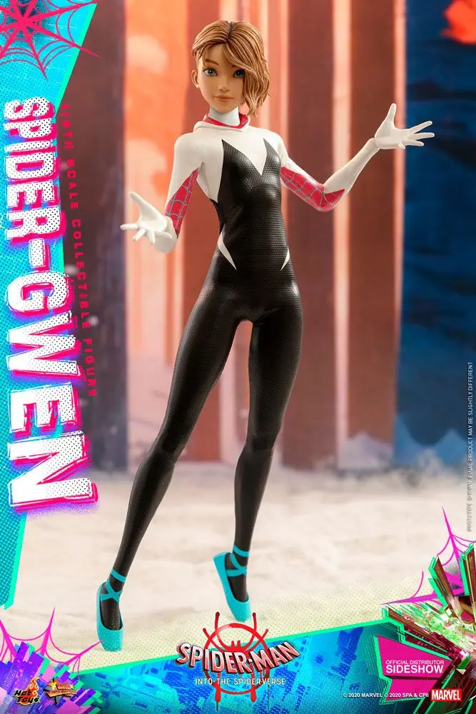 Spider-Man: Into the Spider-Verse Movie Masterpiece 1/6 Spider-Gwen akciófigura 27 cm termékfotó