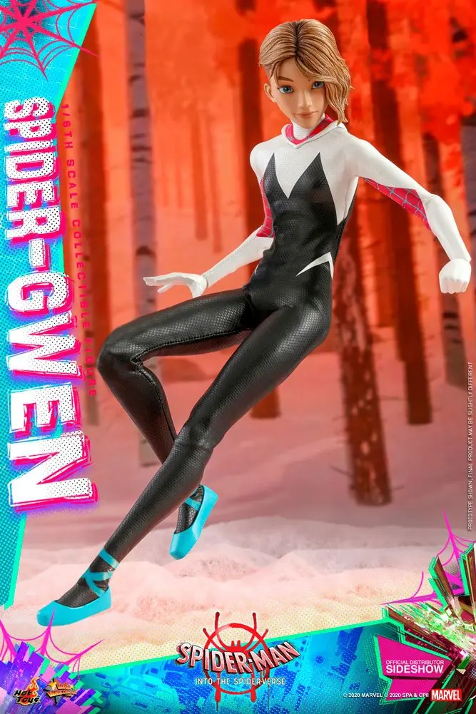 Spider-Man: Into the Spider-Verse Movie Masterpiece 1/6 Spider-Gwen akciófigura 27 cm termékfotó