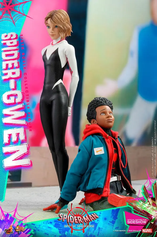 Spider-Man: Into the Spider-Verse Movie Masterpiece 1/6 Spider-Gwen akciófigura 27 cm termékfotó