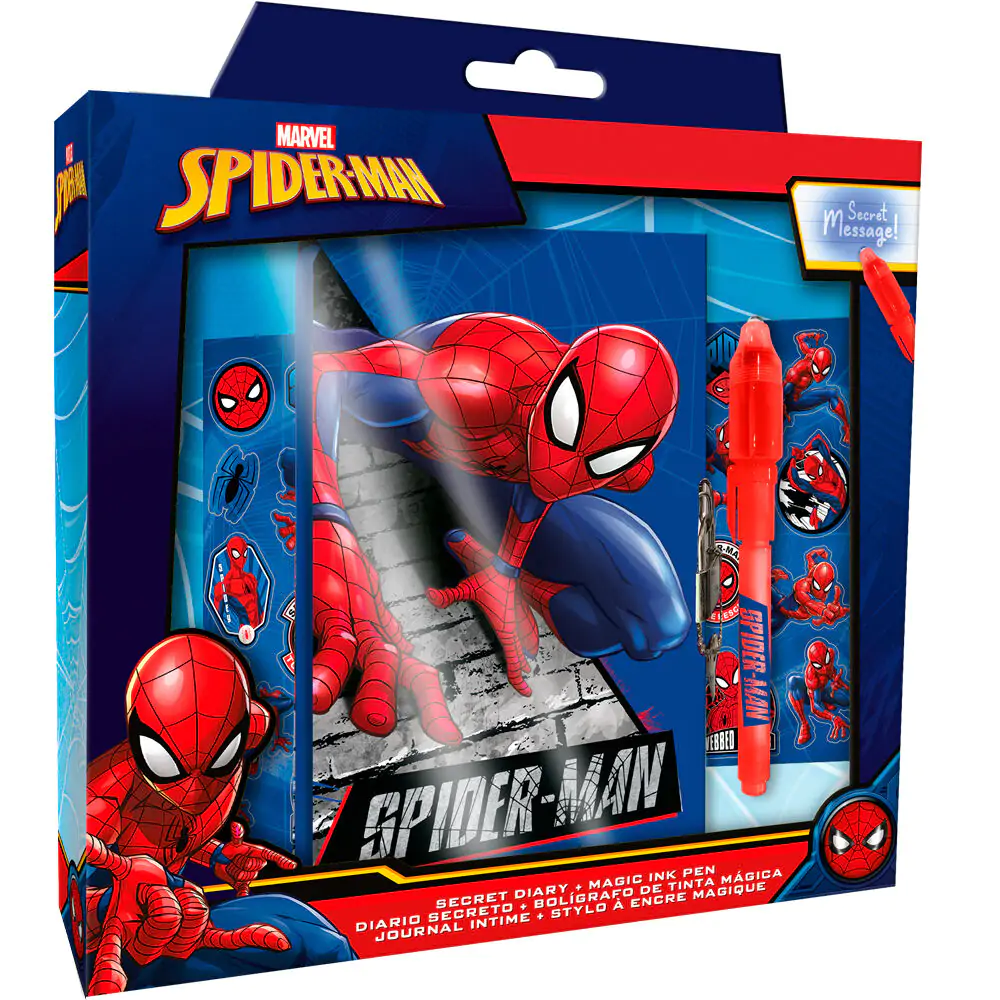 Spider-Man keményfedeles füzet és mágikus toll szett termékfotó