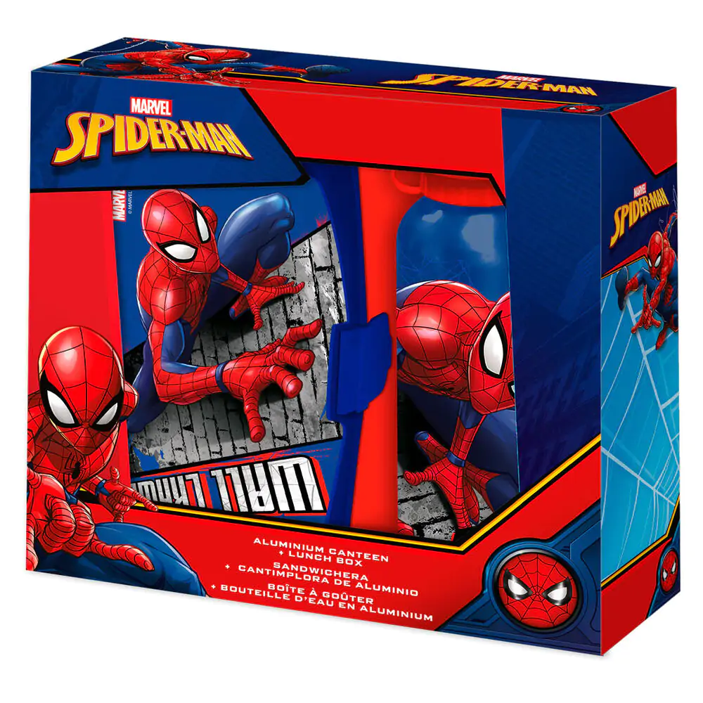 Spider-Man kulacs és uzsonnás doboz csomag 500ml termékfotó