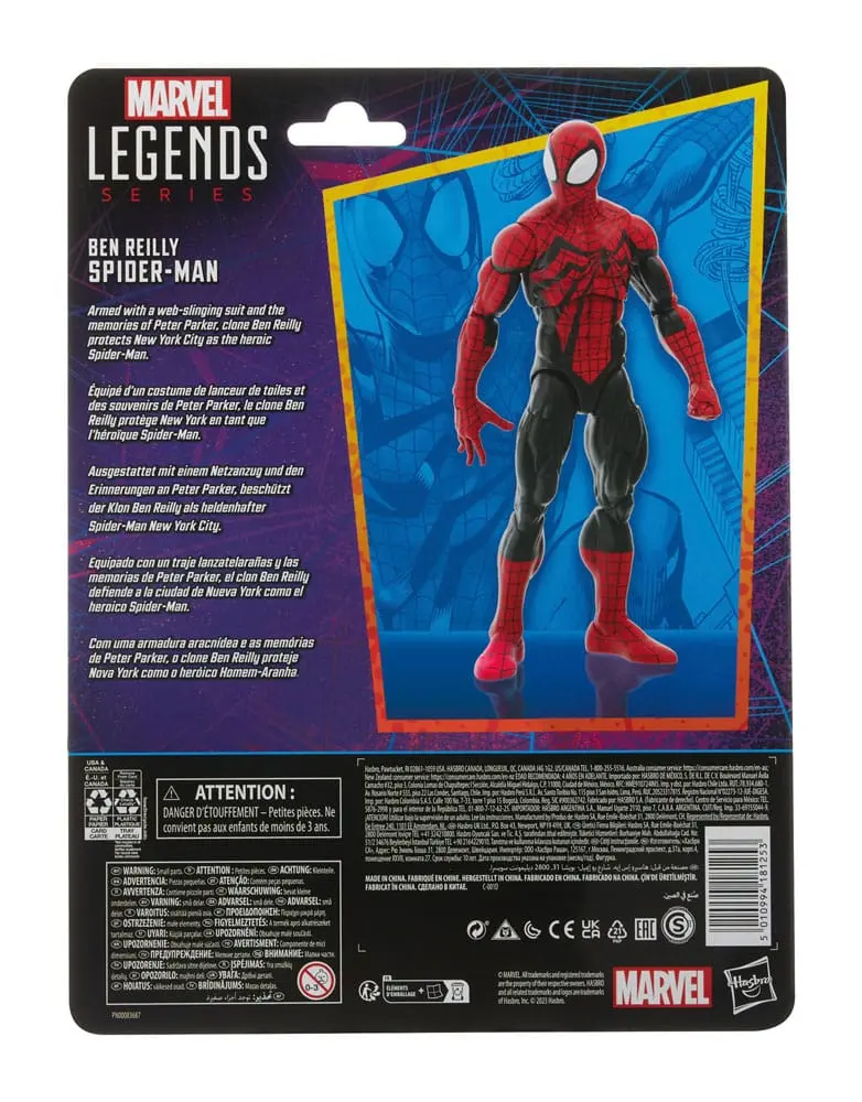 Spider-Man Marvel Legends Retro Collection Ben Reilly Spider-Man akciófigura 15 cm termékfotó