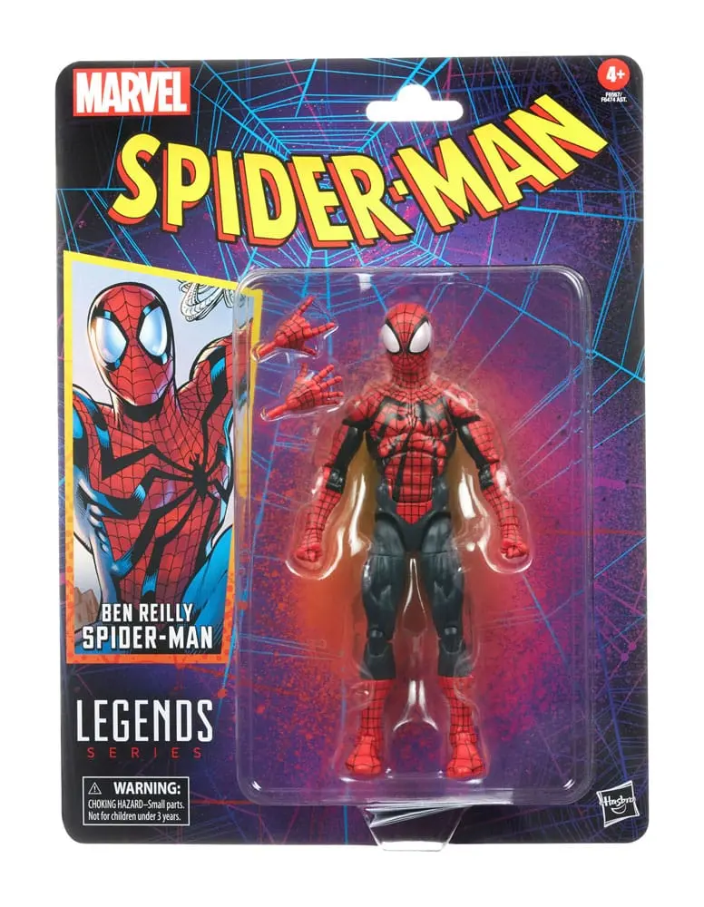 Spider-Man Marvel Legends Retro Collection Ben Reilly Spider-Man akciófigura 15 cm termékfotó