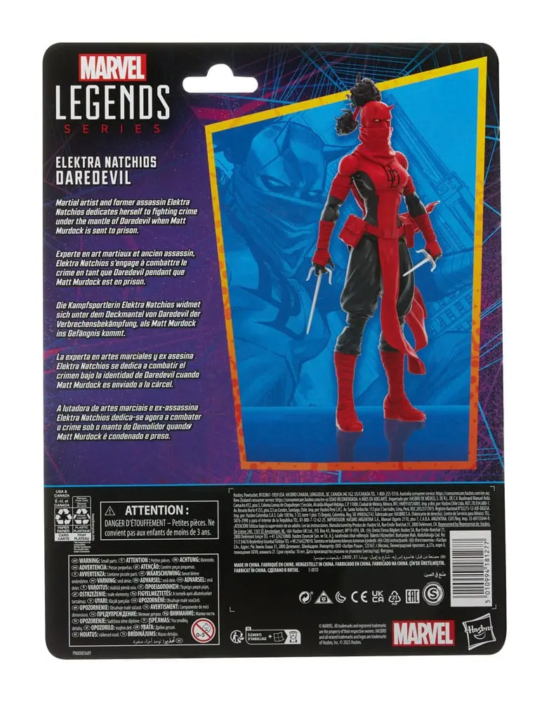 Spider-Man Marvel Legends Retro Collection Elektra Natchios Daredevil akciófigura 15 cm termékfotó