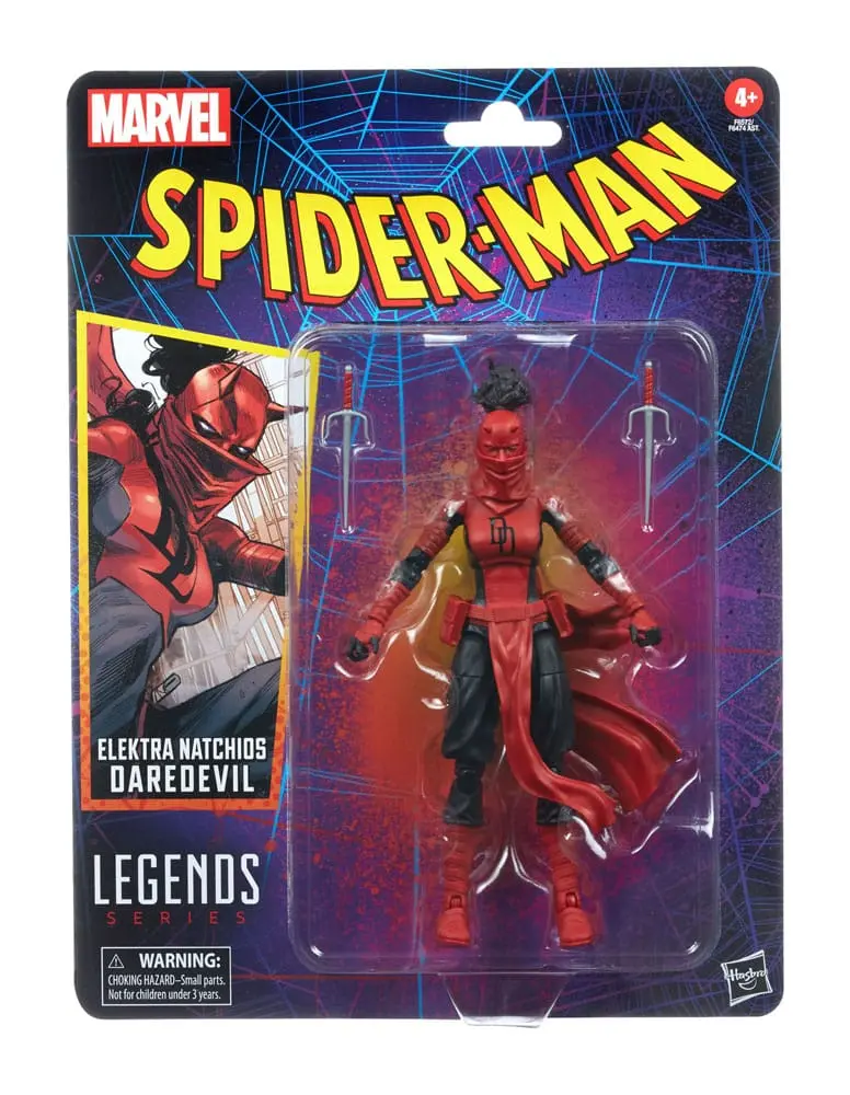 Spider-Man Marvel Legends Retro Collection Elektra Natchios Daredevil akciófigura 15 cm termékfotó