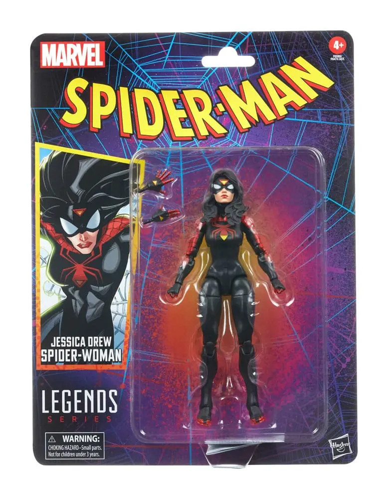 Spider-Man Marvel Legends Retro Collection Jessica Drew Spider-Woman akciófigura 15 cm termékfotó