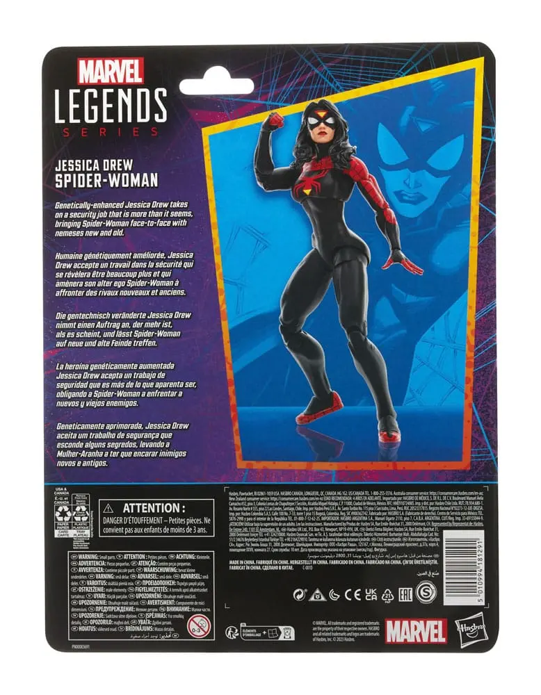 Spider-Man Marvel Legends Retro Collection Jessica Drew Spider-Woman akciófigura 15 cm termékfotó