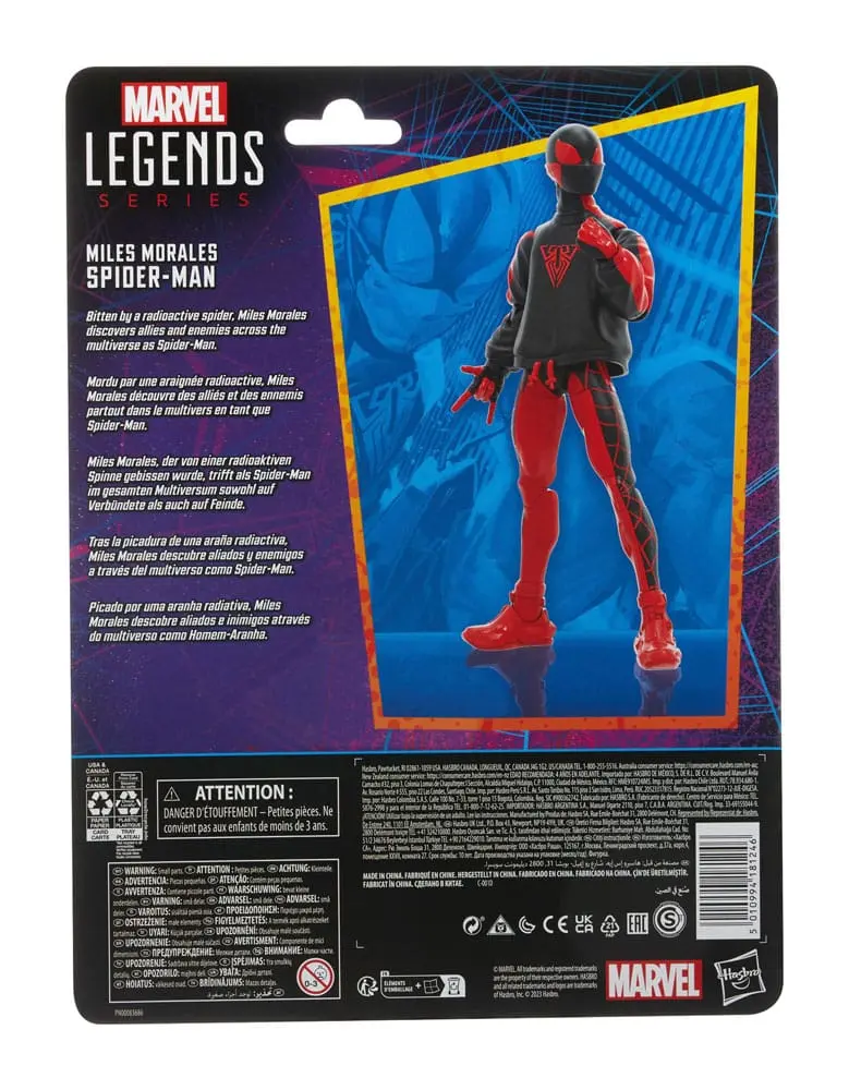 Spider-Man Marvel Legends Retro Collection Actionfigur Miles Morales Spider-Man 15 cm termékfotó