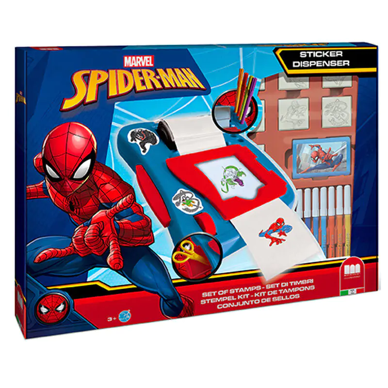 Spider-Man matrica készítő gép termékfotó