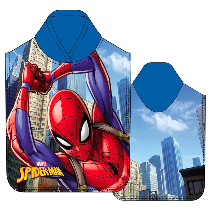 Spider-Man mikroszálas poncsó törölköző termékfotó