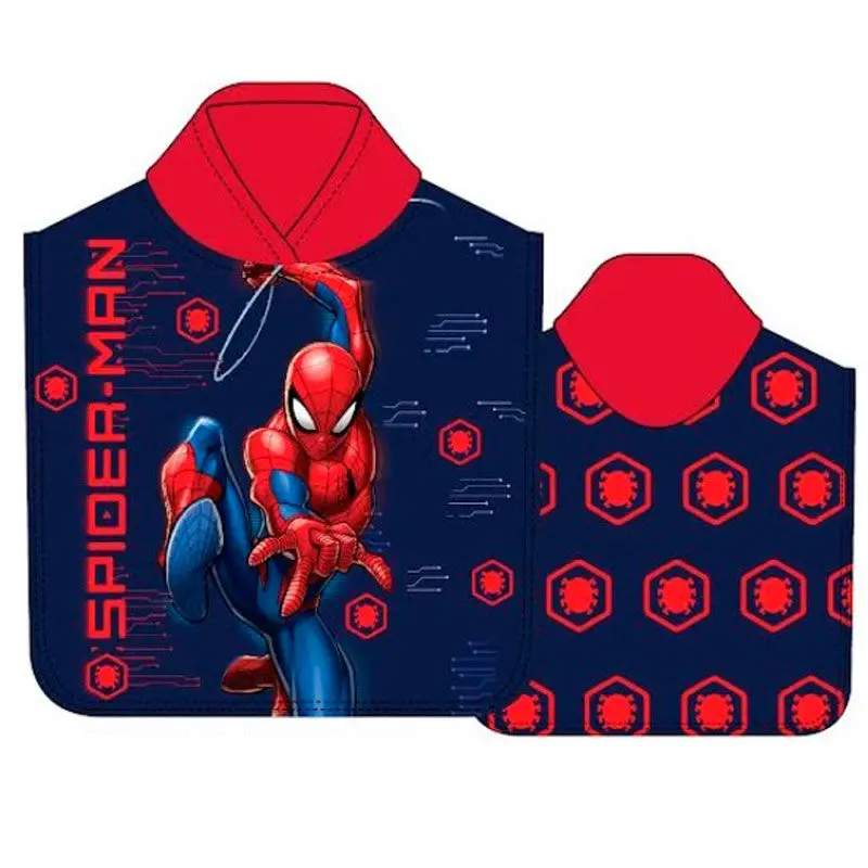 Spider-Man mikroszálas poncsó törölköző termékfotó